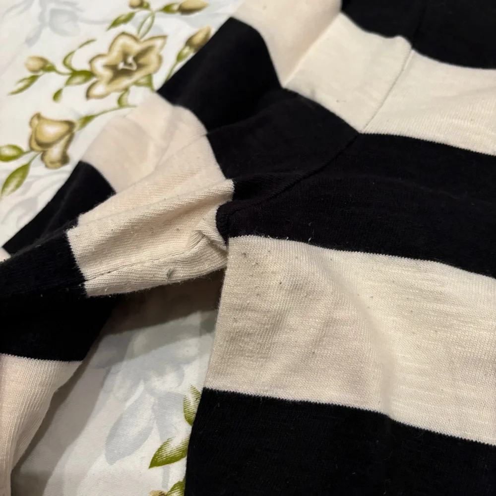 J. Crew Size M Striped 3/4 Sleeve Dress